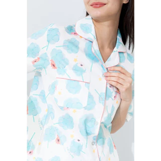 Cotton candy summer set แขนสั้น ขาสั้น ชุดนอนโนบรา Call it a day