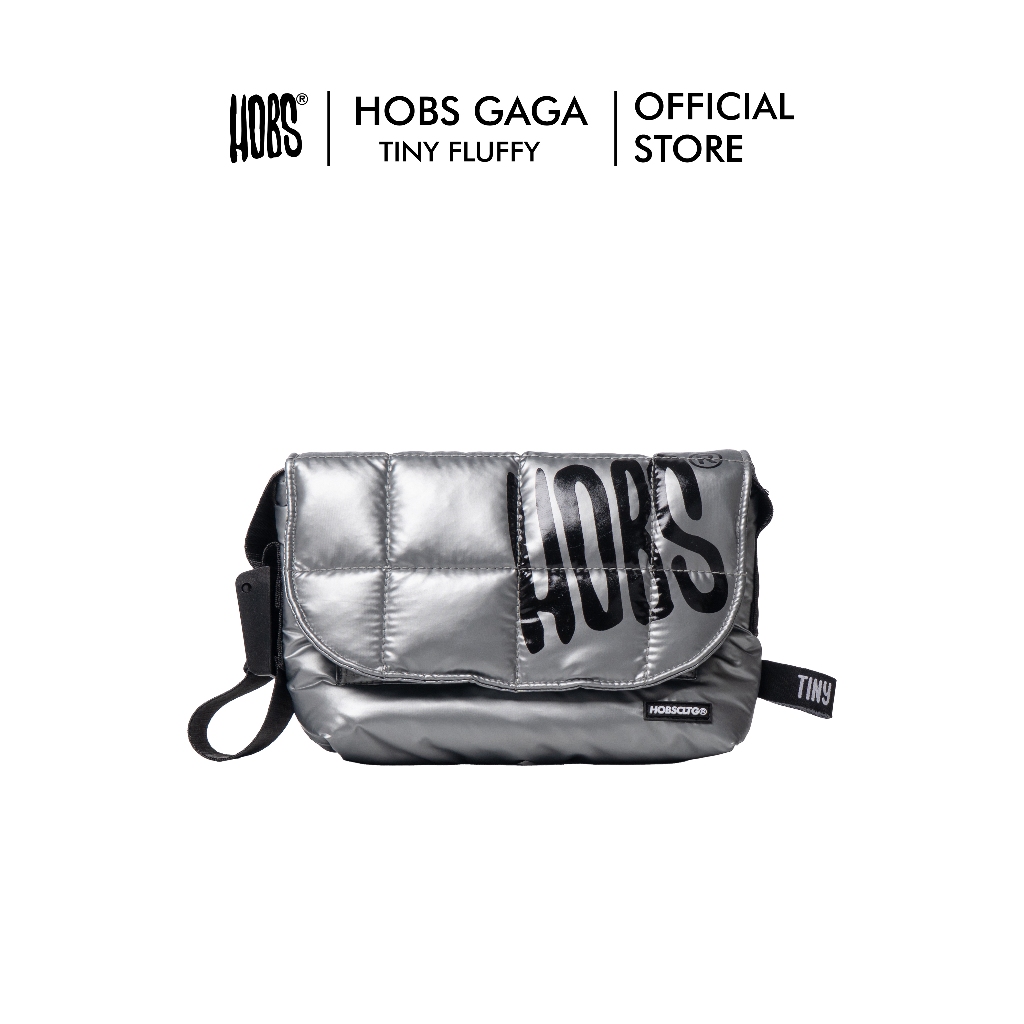 Hobs® กระเป๋าสะพายข้างนุ่มนิ่ม | FLUFFY TINY | Fabric crossbody bag | Nylon Padding Fabric