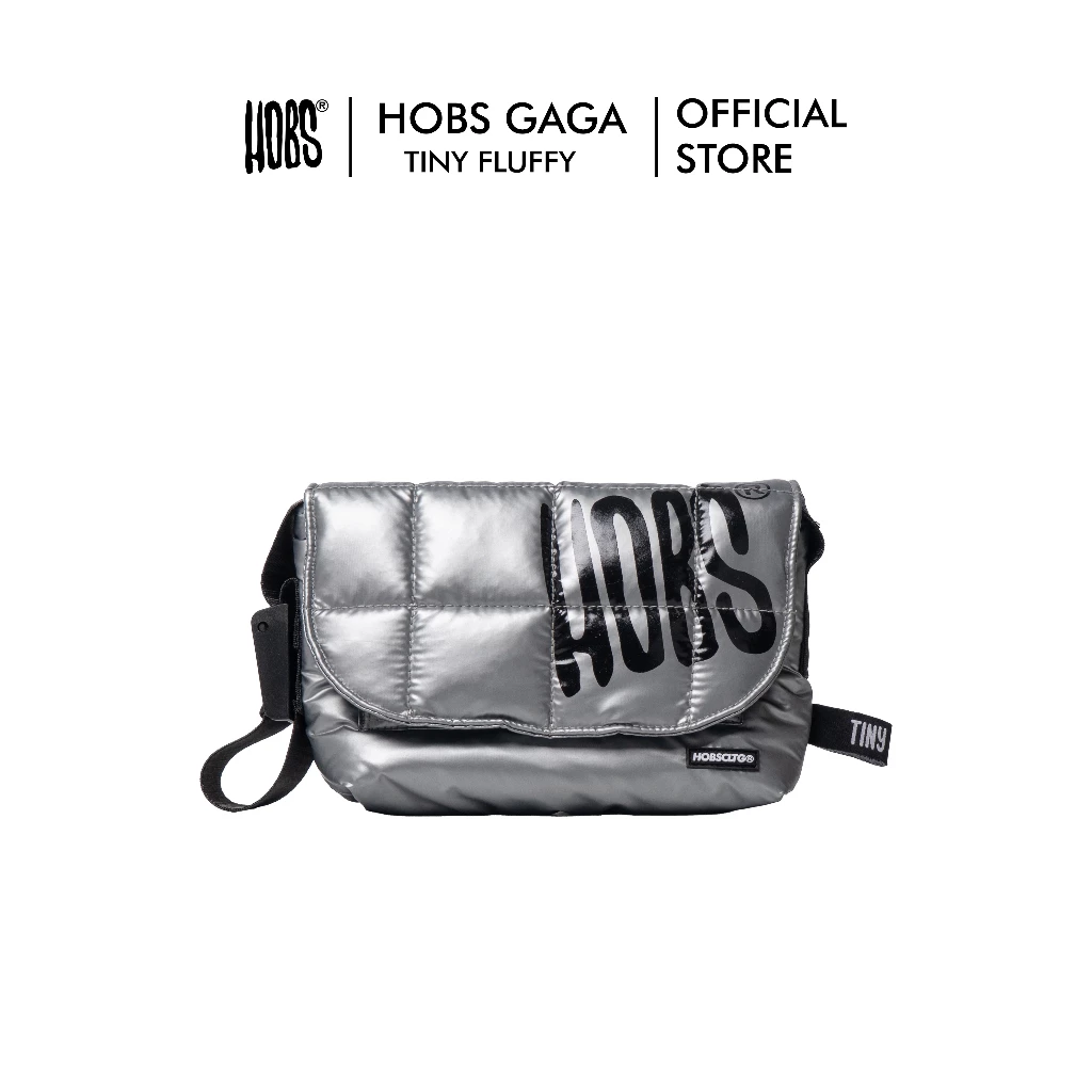 Hobs® กระเป๋าสะพายข้างนุ่มนิ่ม | FLUFFY TINY | Fabric crossbody bag | Nylon Padding Fabric