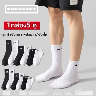 าชาย/หญิง ถุงเท้า ข้อสั้นผู้ ผ้าฝ้าย10คู่ ถุงเท้ากีฬา ถุงเท้าวิ่ง ระบายอากาศ แห้งไว ผ้าหนานิ่มไม่บาง คละสี ผ้าฝ้าย10คู่2