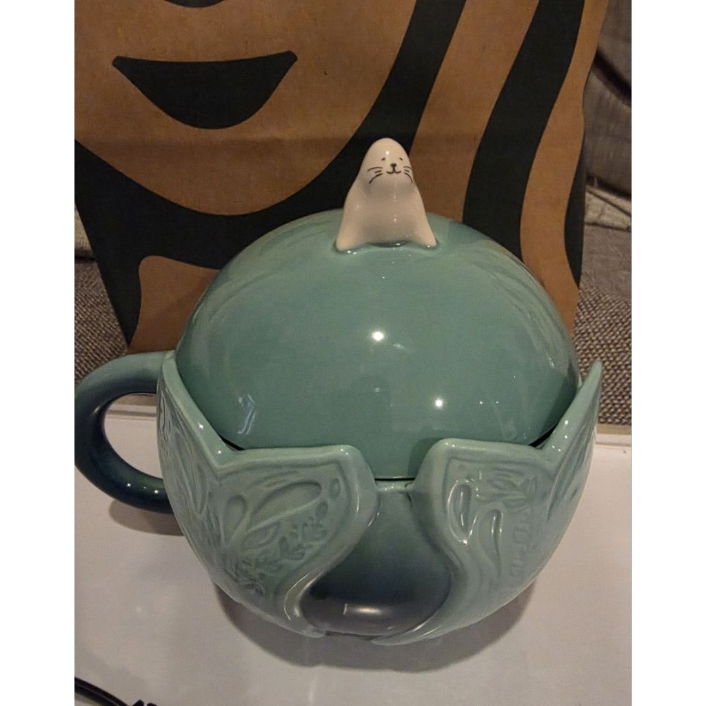 แก้วสตาบัค Goble Tail Mug with seal Lid