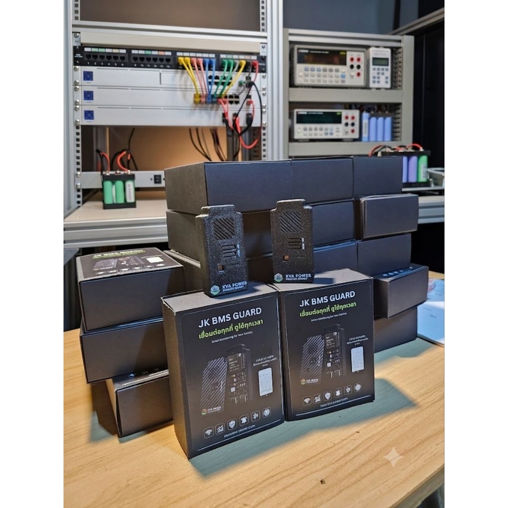 JK BMS GUARD อุปกรณ์ Monitor JK BMS ดูแบตเตอรี่ผ่านมือถือออนไลน์ WiFi + Bluetooth | KVA POWER