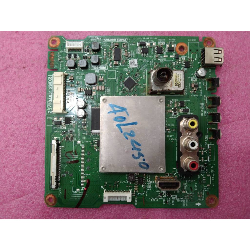 TOSHIBA (โตชิบา) Main Board TOSHIBA (เมนบอร์ด โตชิบา) อะไหล่แท้/ของถอด ใช้กับรุ่น 40L2450VT เบอร์จอ 