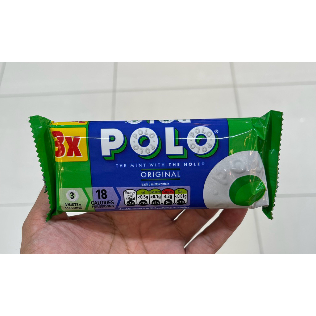 ลูกอมโปโล รสมินท์ Polo original mint tube 3Pack ขนาด 102 g