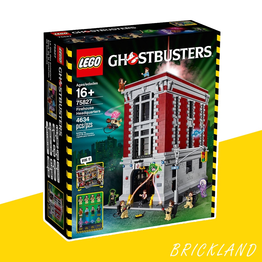 LEGO Ghostbusters 75827 Firehouse Headquarters ของแท้ 100% พร้อมส่ง (กล่องพังเเละถูกเปิดออก-ของข้างใ