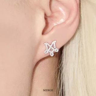 Merge Official - M Logo Earrings (พร้อมส่ง)
