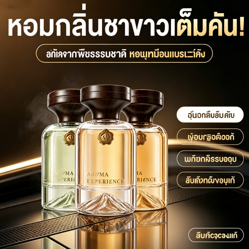 ก้านไม้หอมปรับอากาศ น้ำหอมระเหยกลิ่นธรรมชาติ สดชื่น ไม่ฉุน กำจัดกลิ่นเหม็นในรถ ห้องน้ำ ห้องนอน COD