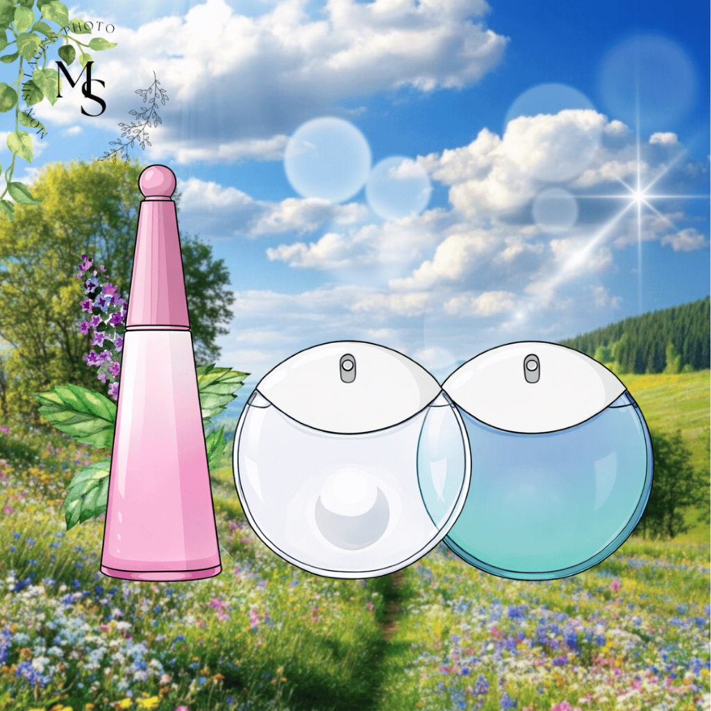น้ำหอมผู้ชายและผู้หญิง Issey Miyake A drop/Violet Mon Sillage