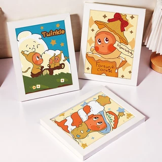 ครอสติสคริสตัล พร้อมกรอบ ภาพครอสติสคริสตัล ภาพวาดเพชร DIY ภาพวาดปักเพชร ภาพติดเพชรพร้อมกรอบรูป