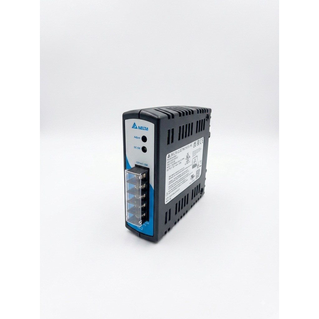 Delta CliQ DIN Rail Power Supply  Model: DRP012V015W1AZ