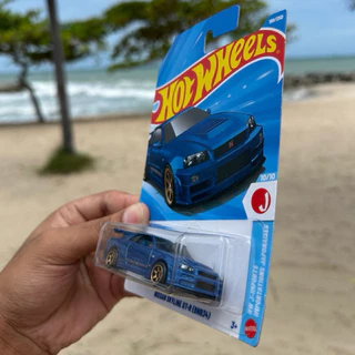 HotWheels 1/64 โมเดลรถเหล็ก NISSAN GTR34