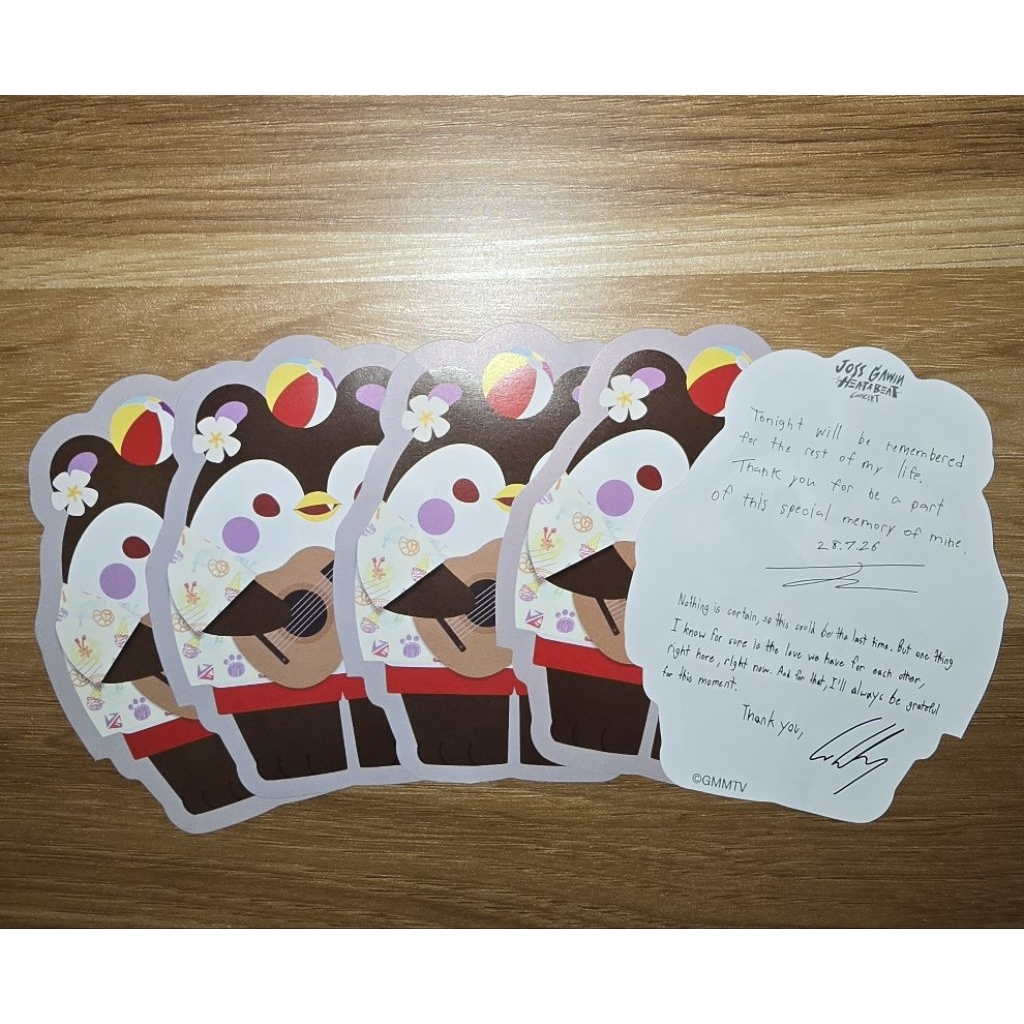 ใบโปรย JossGawin Concert