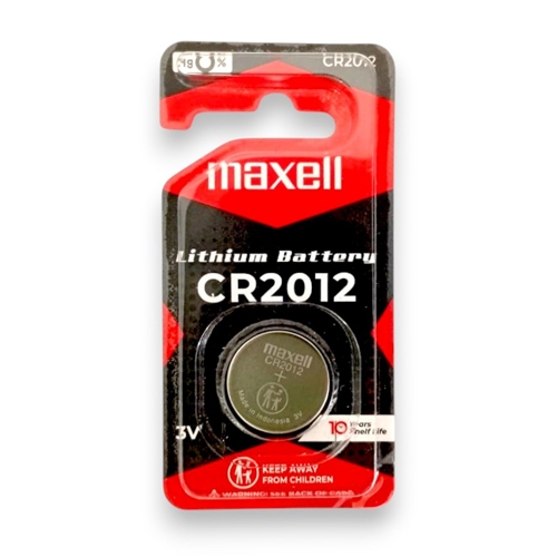 ถ่านกระดุม Maxell CR2012,2012 จำหน่ายแบ่ง 1ก้อน,5ก้อน