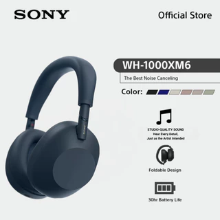 Sony หูฟัง Headphones รุ่น WH-1000XM6 | Wireless Noise Canceling Headphones | Bluetooth® 5.3 | High-Resolution Audio Wir