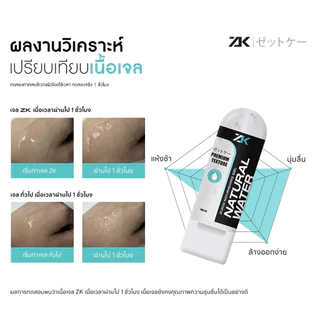 ZK GEL เจลสูตรน้ำ ZEKEI Water-Based แห้งช้าพิเศษ ล้างออกง่าย ขนาด 100 มล./ขวด