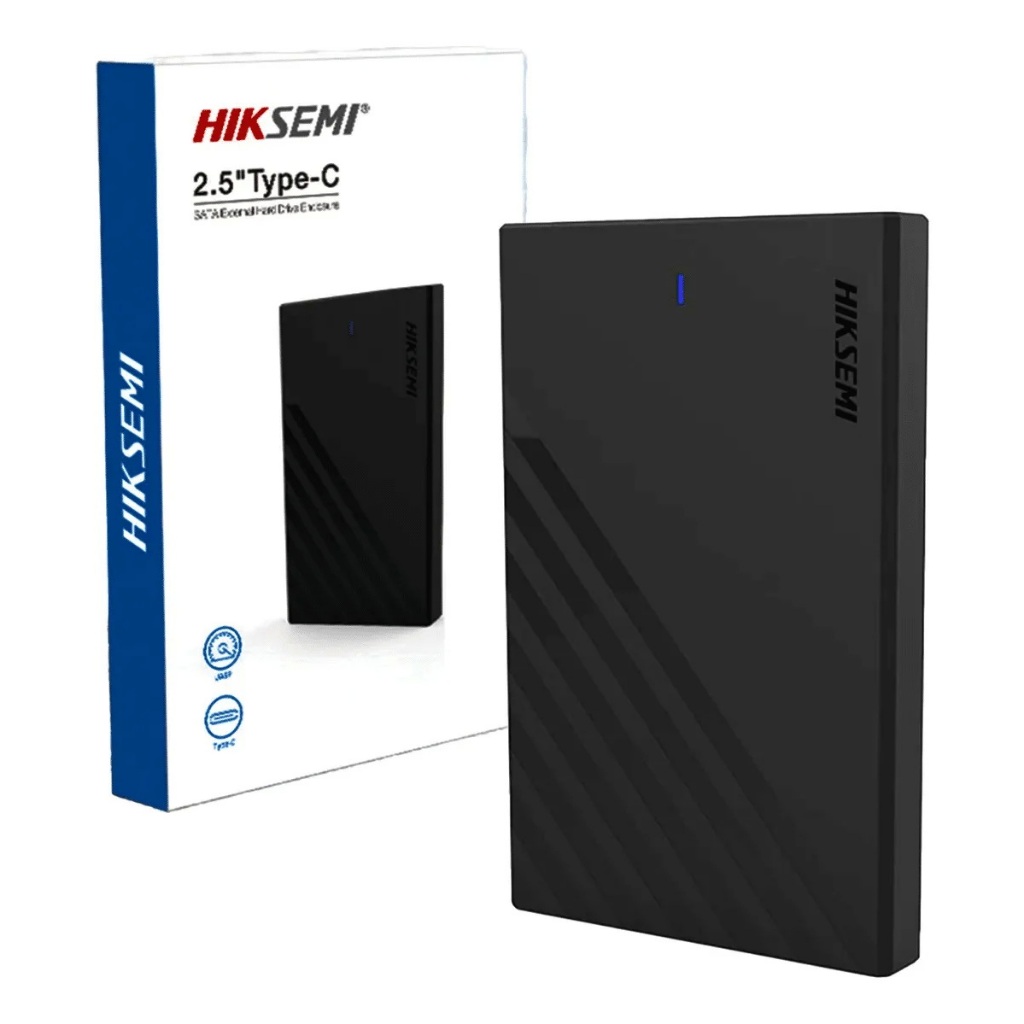 กล่องใส่ฮาร์ดดิสก์ HIKVISION 2.5" SATA USB Type-C SATA External Hard Drive Enclosure (HS-HUB-MHC201) (HS-HUB-MHB201)