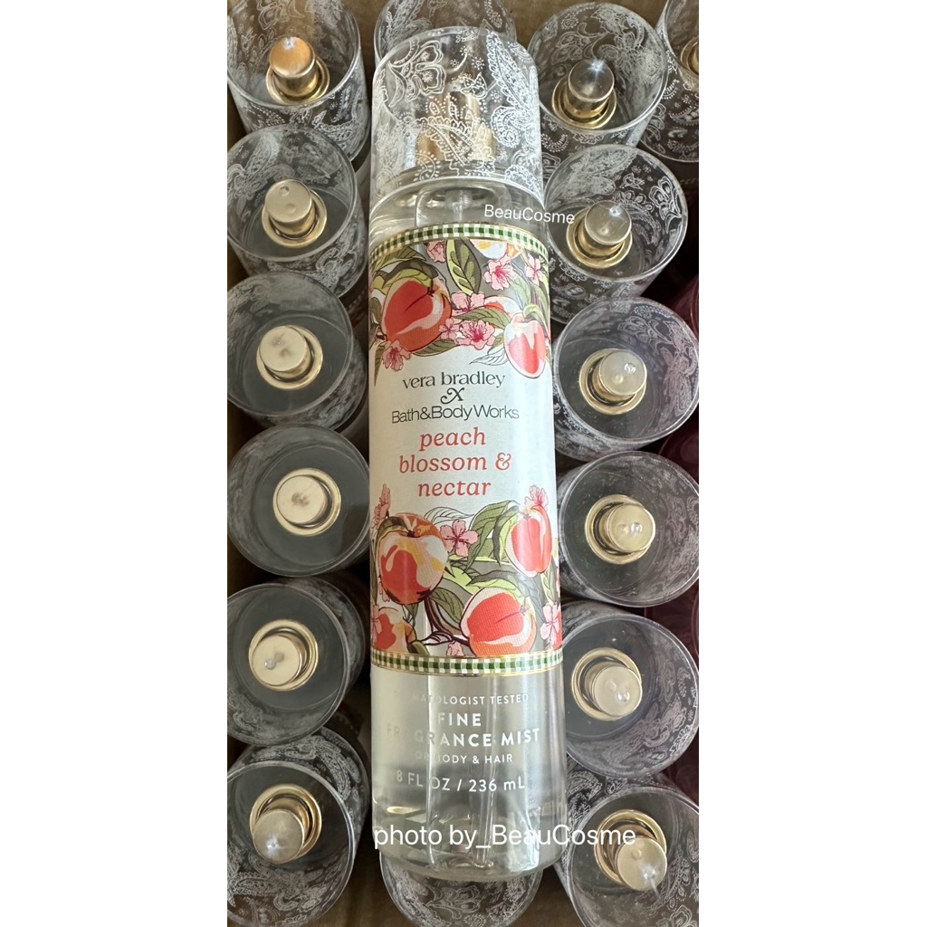 Bath&BodyWorks Peach Blossom&Nectar Mist  บอดี้สเปรย์  236 ml