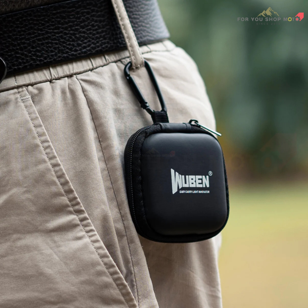 Wuben G5 Portable Storage Box (G5 Bundle) กล่องเก็บไฟฉาย Wuben G5 พร้อมคาราบิเนอร์ กระเป๋าเก็บไฟฉาย