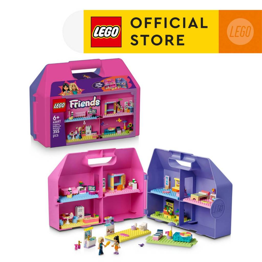 LEGO Friends 42697 Creative Dollhouse Suitcase (355 Pieces), Building Blocks, Kids Toy