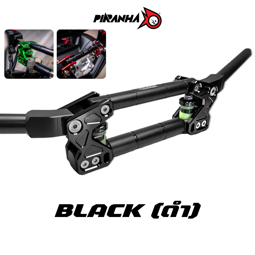แฮนด์ FLEXBAR PIRANHA (สำหรับแฮนด์อ้วน) สำหรับ ZONTES 368G / ADV350 / ADV150 / ADV160 ส่งไว!! 320SP.