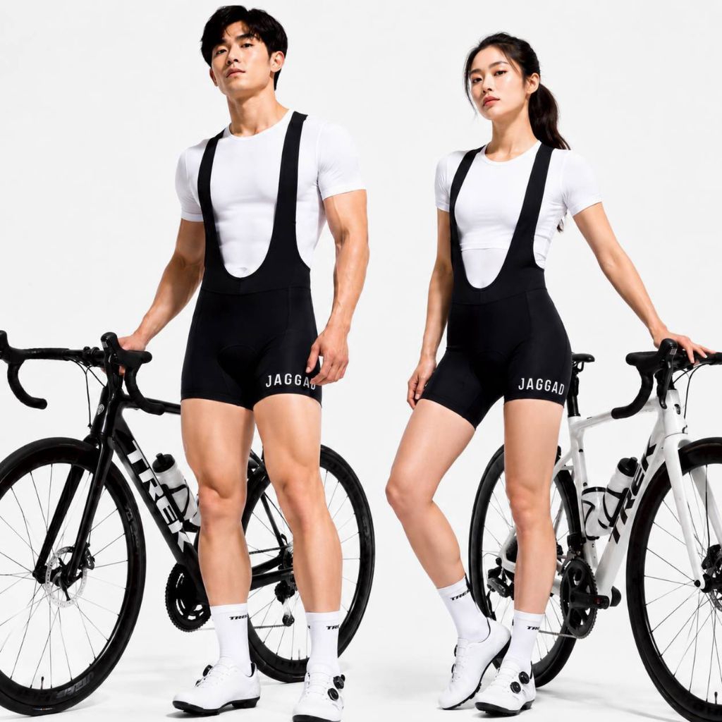 Bib Cycling ทีมโปร เป้าเจล หนานุ่มลดแรงกระแทกและการเสียดสี เนื้อผ้าใส่สบาย ระบายอากาศได้ดี ป้องกันรังสียูวี