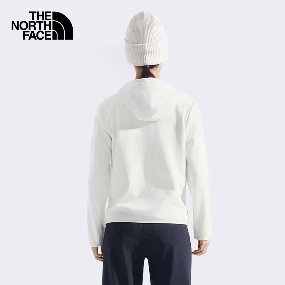 THE NORTH FACE WOMEN TNF PERFORMANCE FLEECE FULL ZIP HOODIE(ขนาดสินค้าไซส์ ASIA/AP) - WHITE DUNE แจ็กเก็ตฟลีซ ผู้หญิง — صورة 2