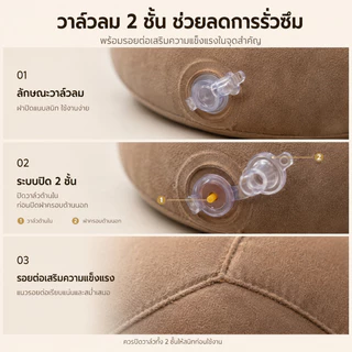 โซฟาเป่าลม 1 ที่นั่ง เก้าอี้เป่าลม พับเก็บง่าย พกพาสะดวก แถมปั๊มลมฟรี สำหรับบ้านและแคมปิ้ง 108×108×65 ซม.