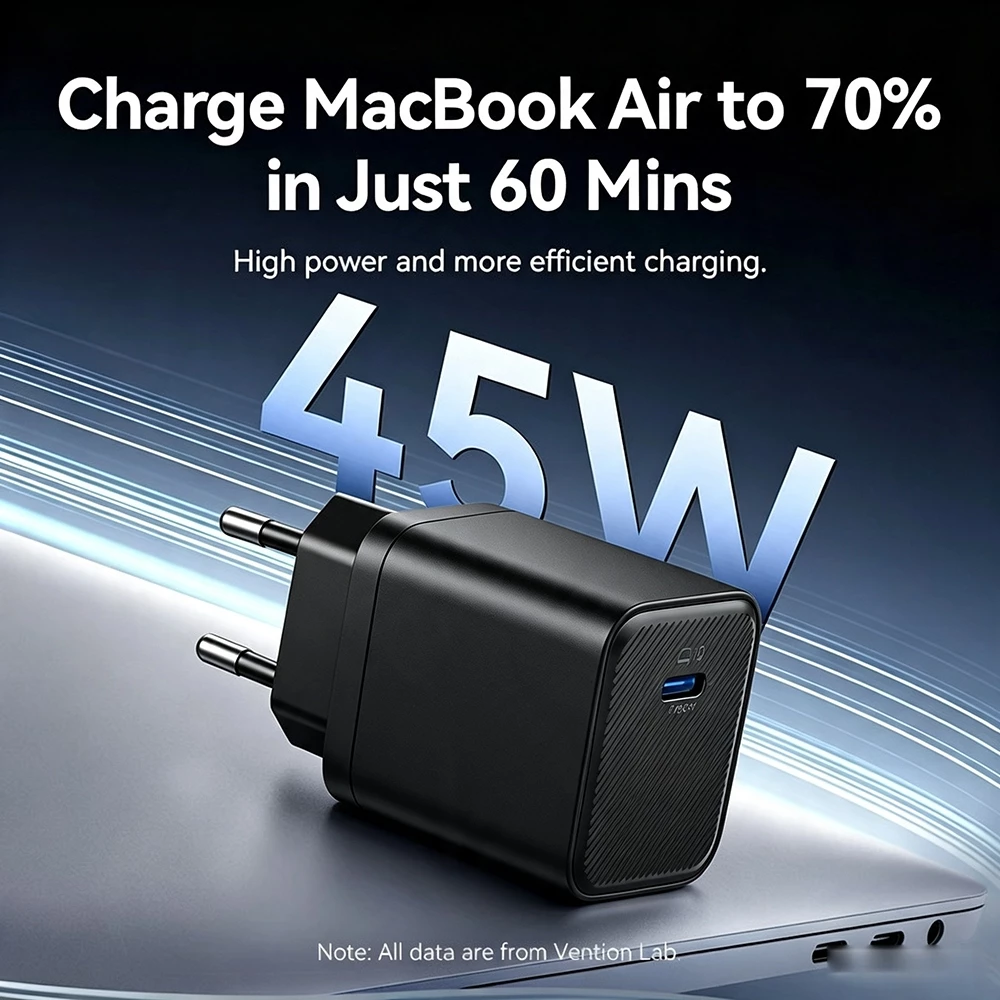 TaokiNall ชุดหัวชาร์จเร็ว 45W/65W GaN พร้อมสายชาร์จ สายถักไนลอน พกพาง่าย รองรับอุปกรณ์หลายประเภท จัดส่งจากไทย thumbnail 3