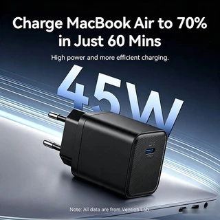 TaokiNall ชุดหัวชาร์จเร็ว 45W/65W GaN พร้อมสายชาร์จ สายถักไนลอน พกพาง่าย รองรับอุปกรณ์หลายประเภท จัดส่งจากไทย