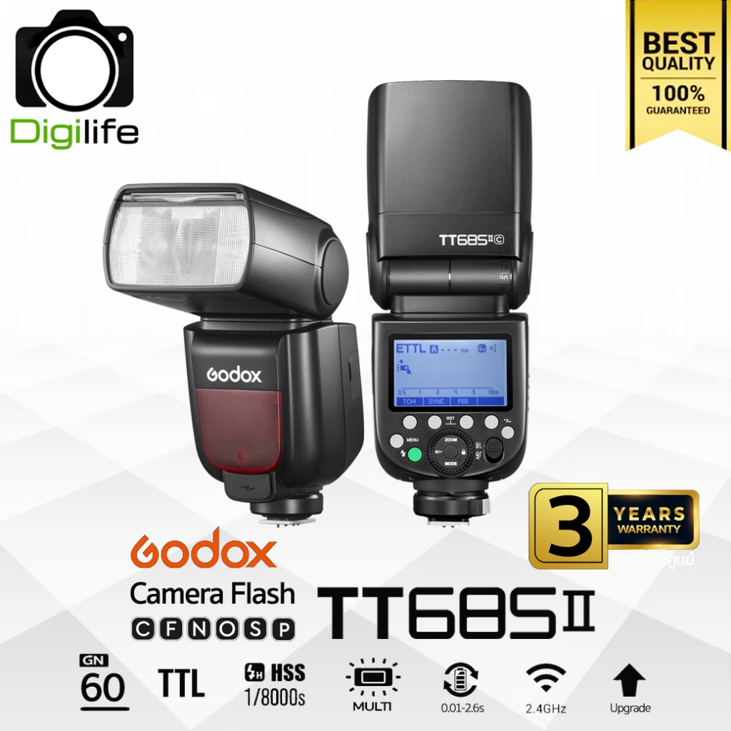 Godox Flash TT685II - TTL, HSS / Digilife CM