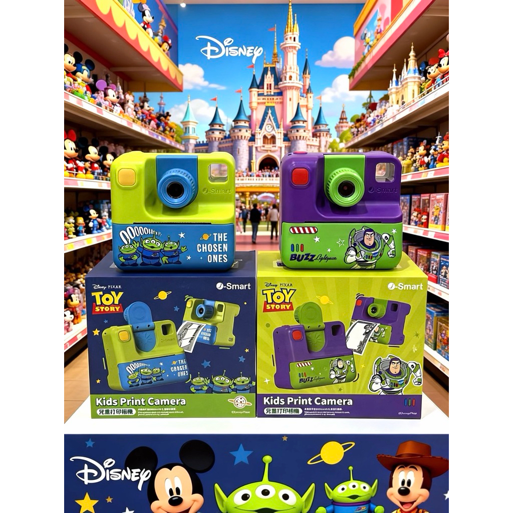 [ Pre-order15-20วัน ] รุ่นใหม่! กล้องถ่ายรูปปริ้นได้! Buzz Lightyear Print Cam ลิขสิทธิ์แท้