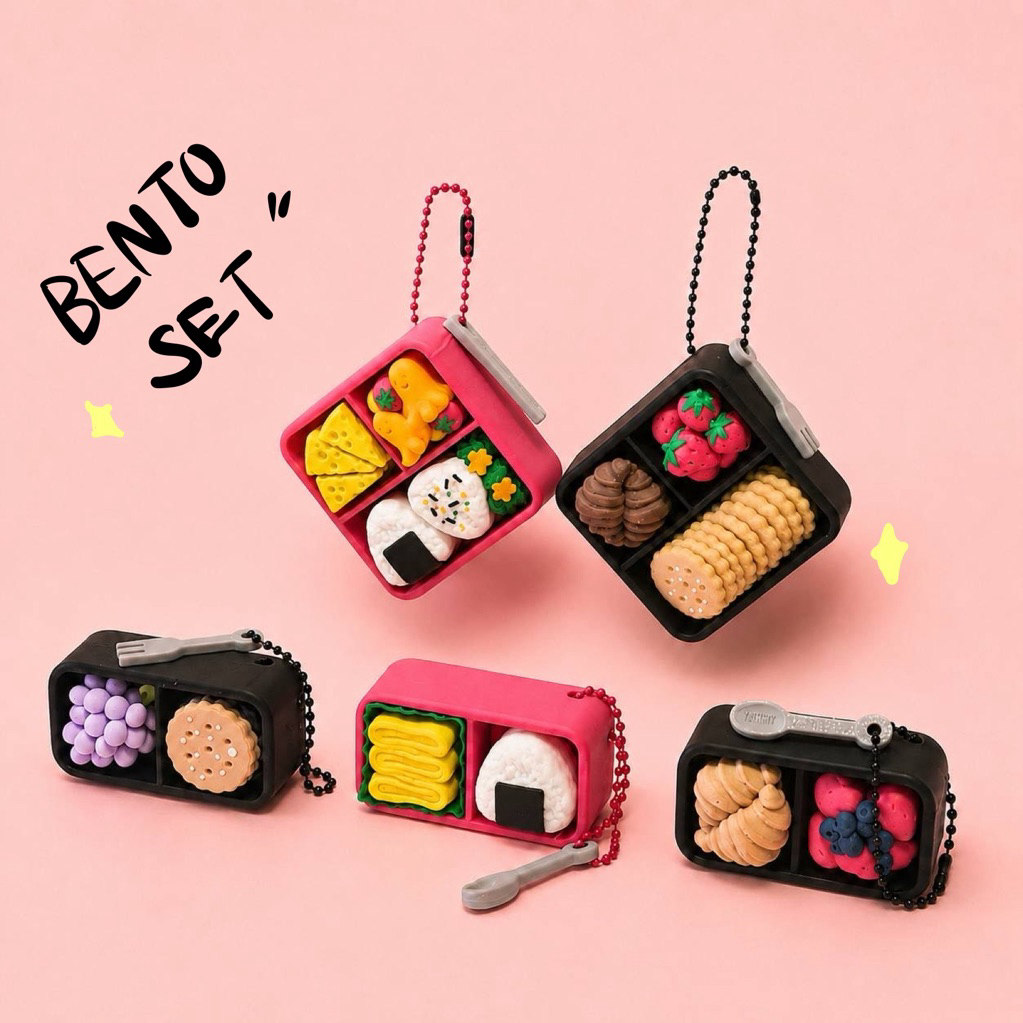 🍱✨ Bento Clicker | กล่องเบนโตะจิ๋ว พร้อมช้อนส้อมตะเกียบ ของเล่นกดคลายเครียด [เมนูในช่องแชท]