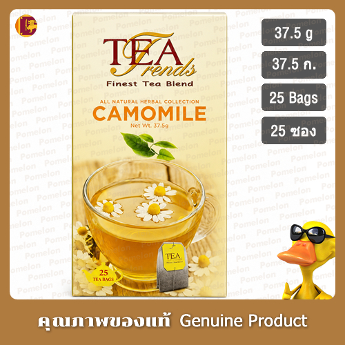 ทีเทรนด์สชาคาโมมายล์ 25 ซอง - Tea Trends Camomile Tea 25 Bags