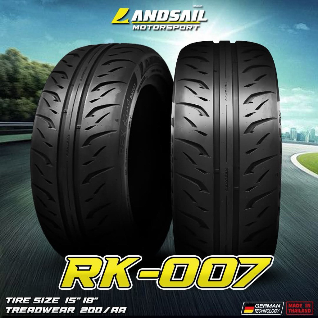 Landsail ยางปี2026 (4เส้น) แถมฟรี!!!จุ๊บลม  Rk007 ขอบ15