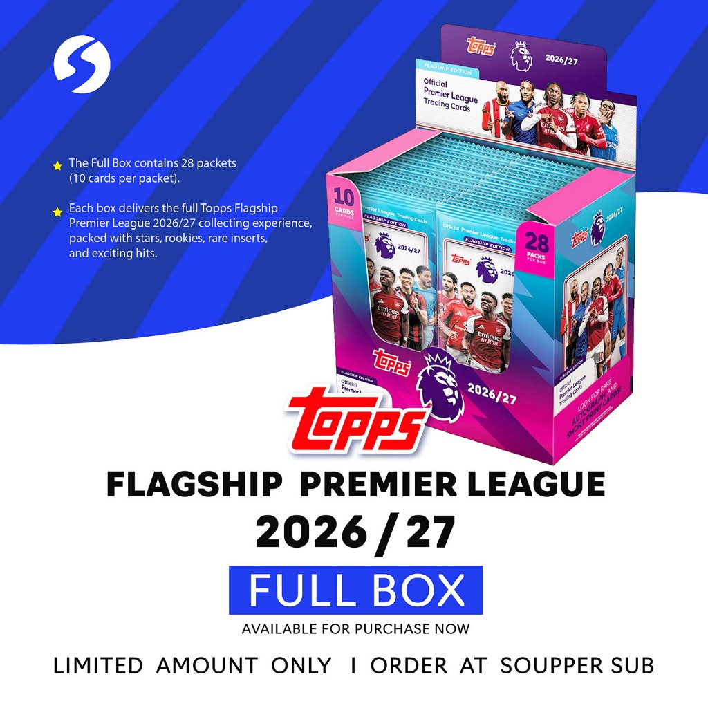 (แบ่งขาย 1 ซอง) Topps Flagship Premier League 2026/27 1 PACK