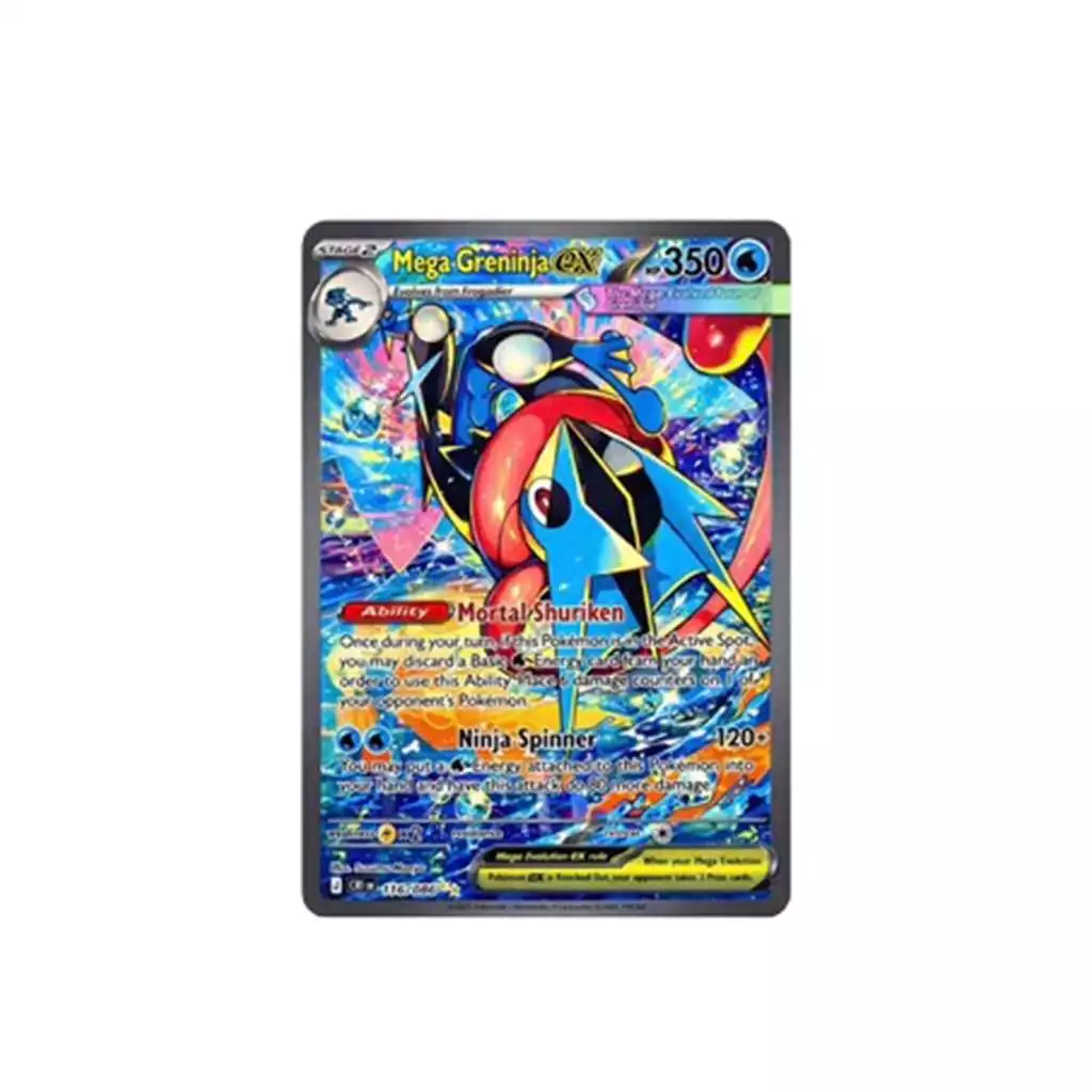 การ์ดโปเกมอนชุด Mega Evolution Chaos Rising ซองบูสเตอร์สุ่ม ลุ้นการ์ดเมก้าและโฮโลแกรมหายาก ของสะสมสำหรับนักสะสม thumbnail 6