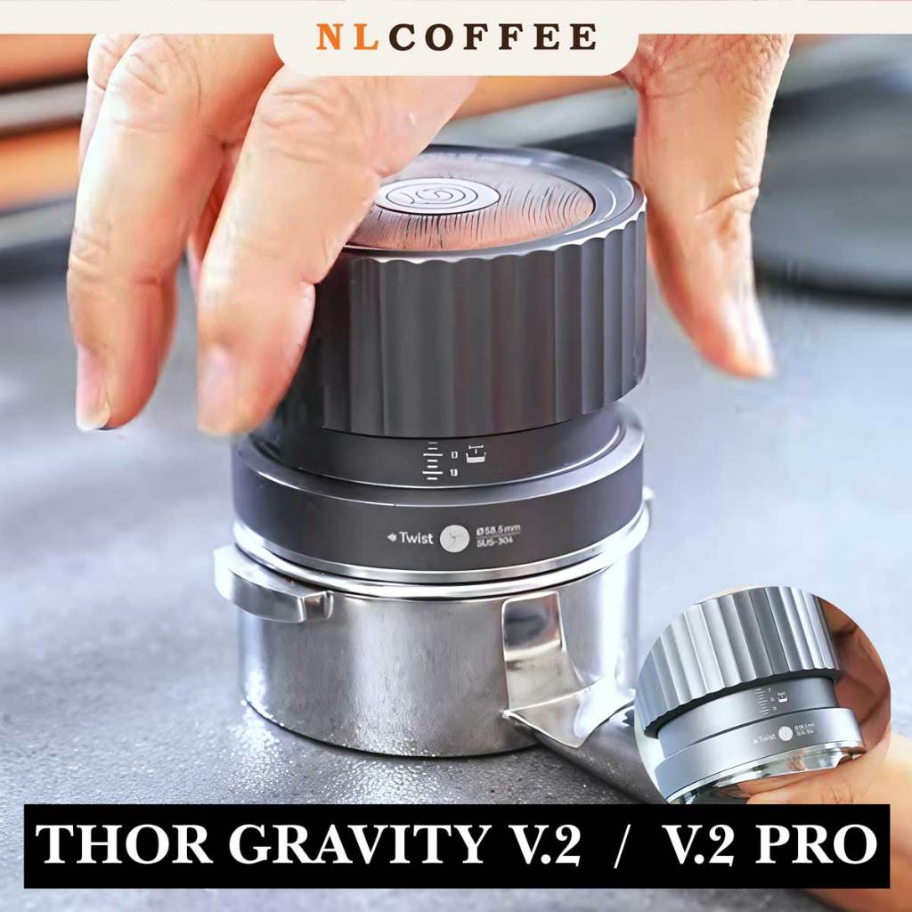 zeroHero Thor Gravity  ตัวเกลี่ยผงกาแฟ 58.5 mm. V.2 / V.2 PRO