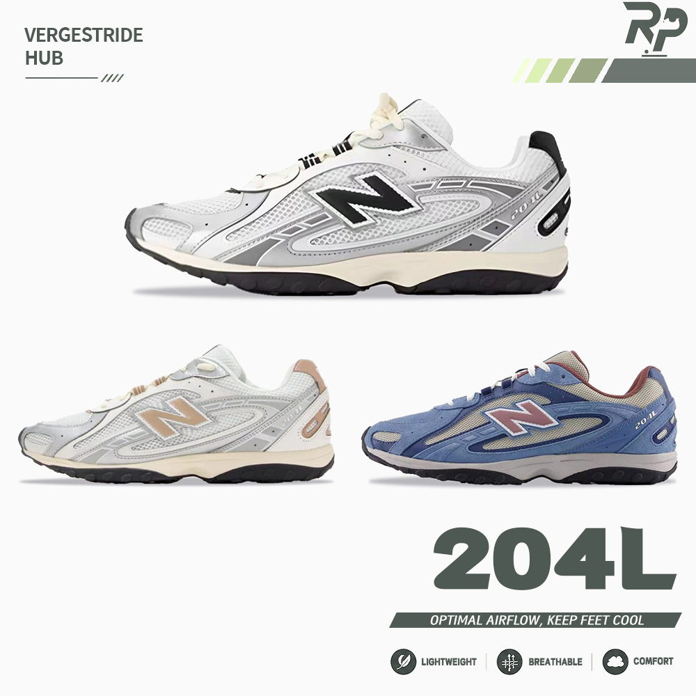 🌏 100% สินค้าแท้👟 NB 204L รองเท้ากีฬาสำหรับชายหญิง