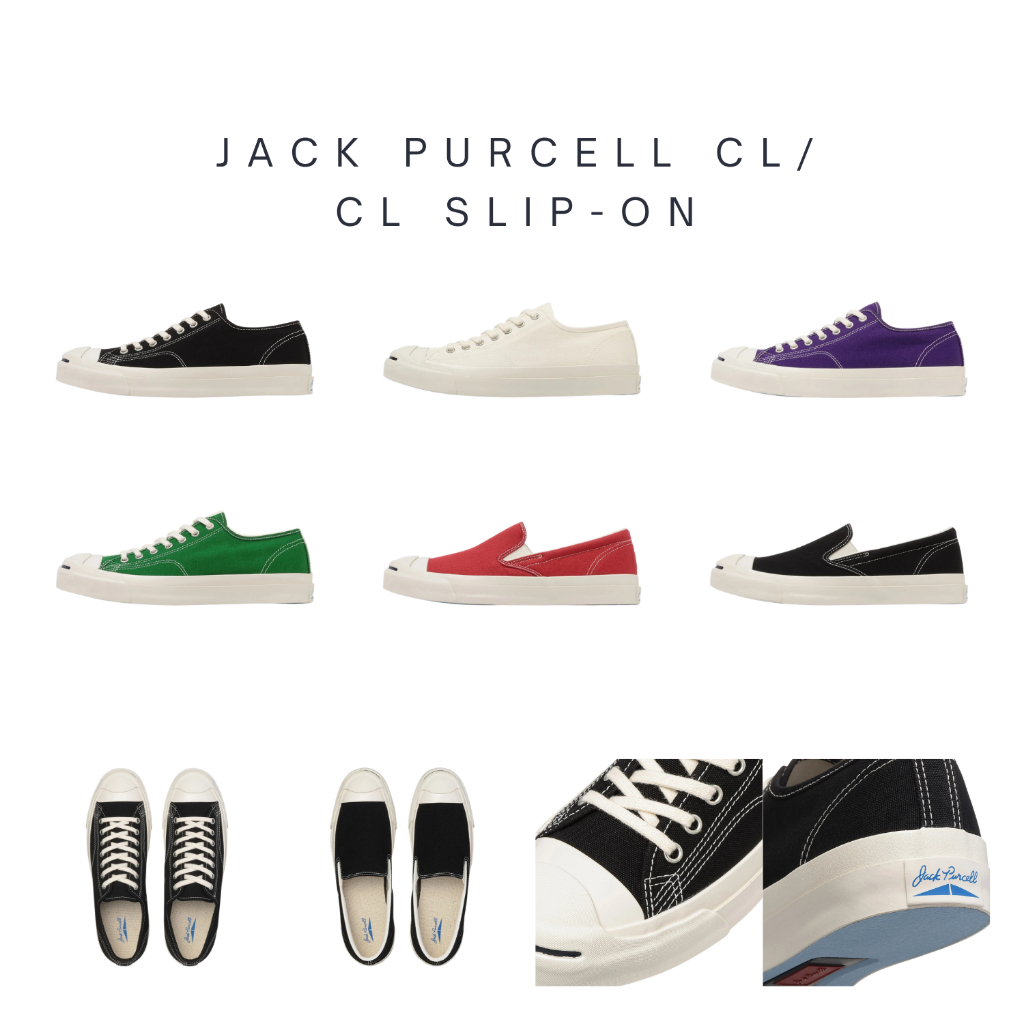 [Pre Order] CONVERSE JACK PURCELL CL / CL SLIP-ON