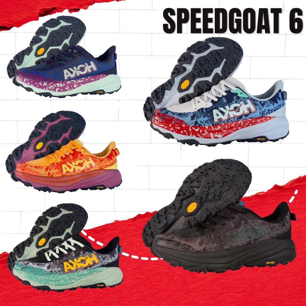 รองเท้าวิ่ง รองเท้าใส่เที่ยว Speedgoat 6 วิ่งเทรล พื้นไม่ลื่น ระบายอากาศดี สินค้าพร้อมกล่อง ส่งในไทย
