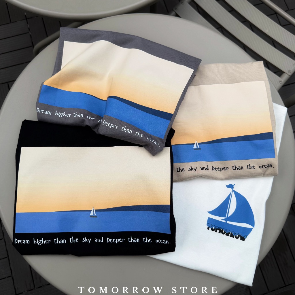 TOMORROW-เสื้อแขนกุด เนื้อผ้าคอลตอล 100% - Dream higher