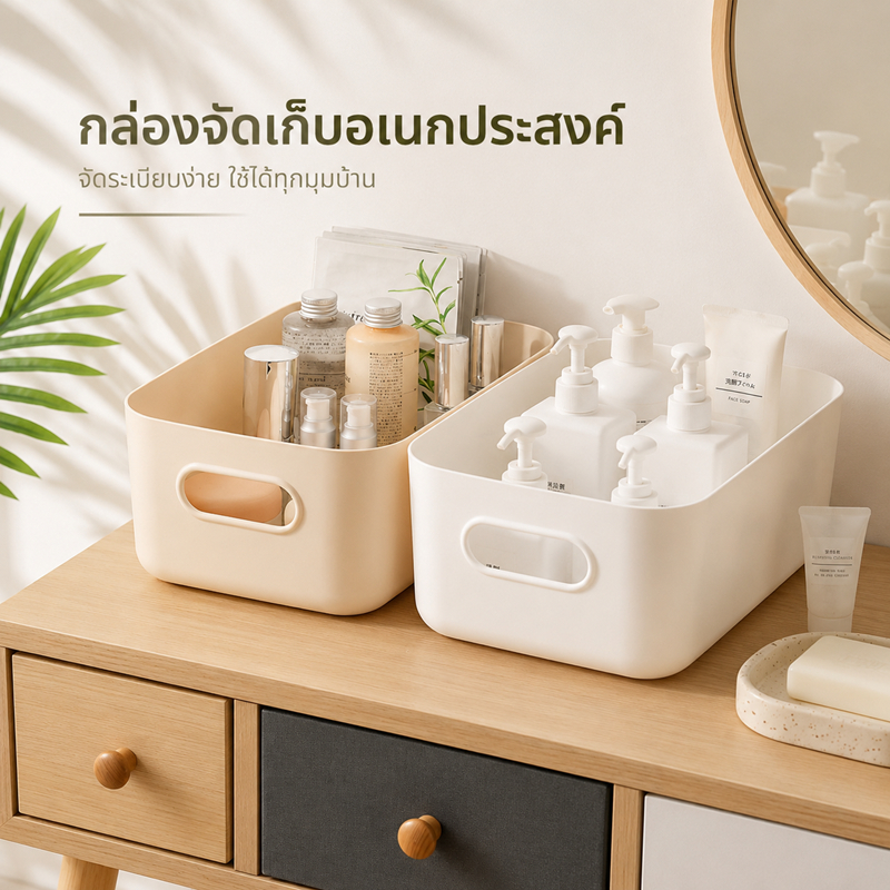 กล่องเบ็ตเตล็ด กล่องพลาสติก ตะกร้าเก็บของ กล่องใส่ของ กล่องเก็บของ