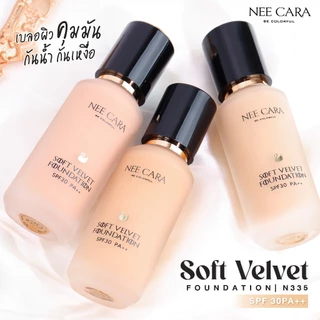 NEE CARA | N335 รองพื้น ซอฟต์เวลเวท | BE COLORFUL SOFT VELVET FOUNDATION SPF30 PA ++