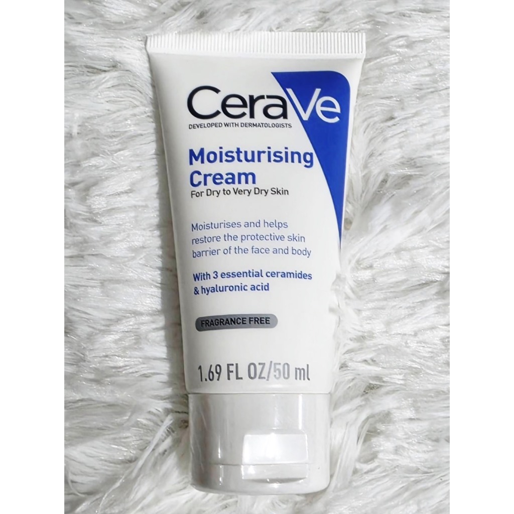 เซราวี CERAVE Moisturising Cream ครีมบำรุงผิวหน้าและผิวกาย สำหรับผิวแห้งมาก 50g​