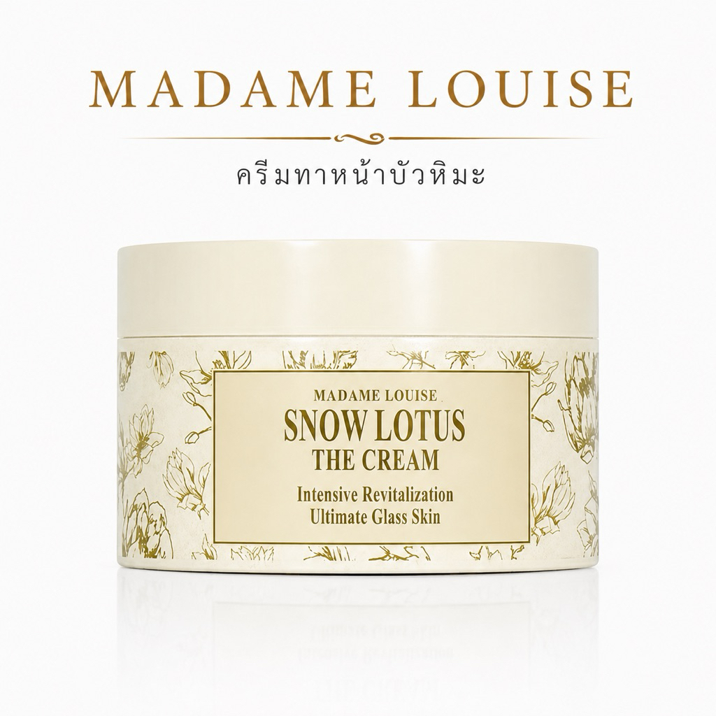 ครีมทาหน้าบัวหิมะ มาดามหลุยส์ Madame Louise Snow Lotus The Cream 50 ml.