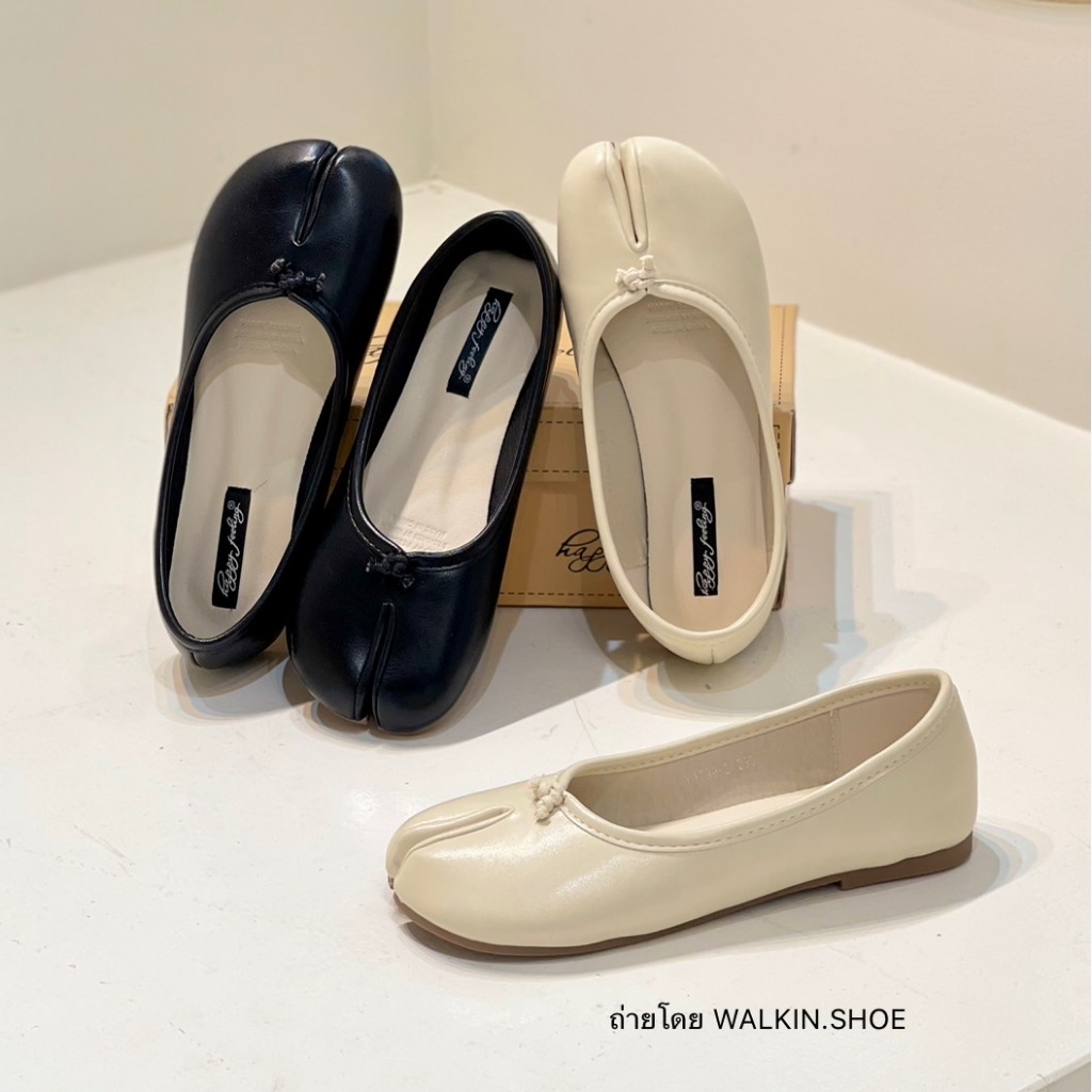 (พร้อมส่งจากไทย) แบรนด์ HAPPY FEELING รองเท้ากีบหมู (TABI) รุ่น TORI TABI SHOES