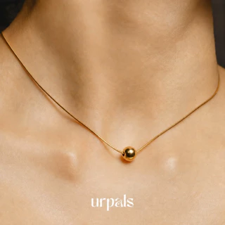 URPALS สร้อยคอ สร้อยคอโชคเกอร์ Stainless ชุบทอง18K ไม่ลอกไม่ดำ แพ้ง่ายใส่ได้