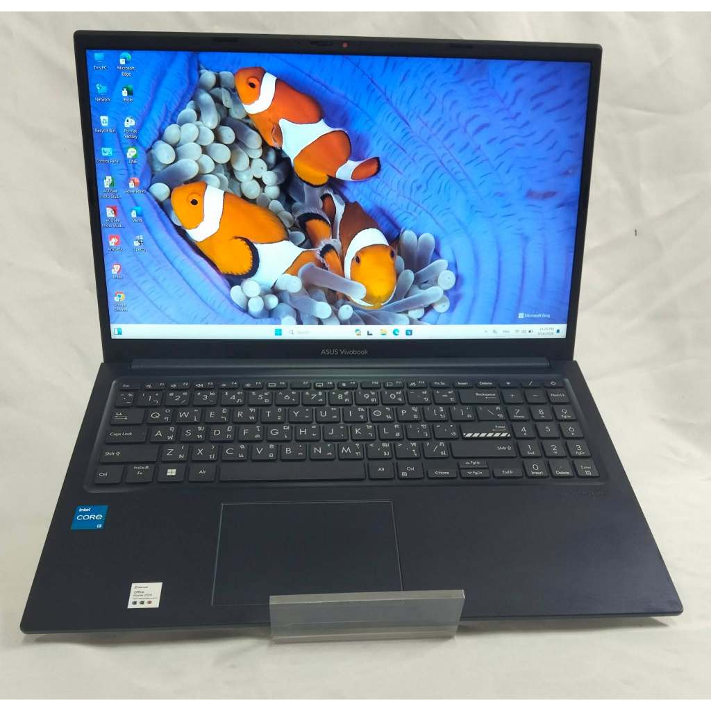 โน๊ตบุ๊คมือสอง Asus VivoBook 15 X1504VA-NJ348WA (QUIET BLUE) สภาพดี