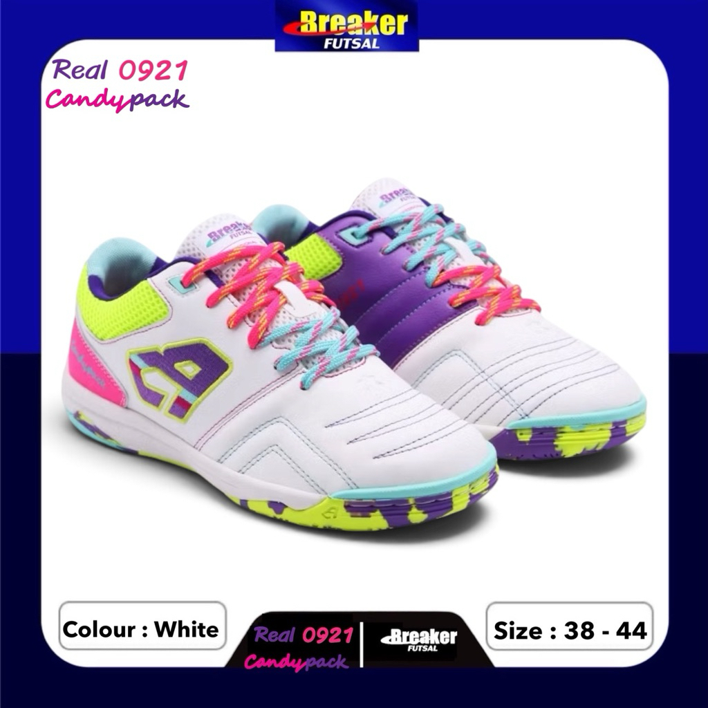 BREAKER FUTSAL รองเท้าฟุตซอล รุ่น BK0921 / CANDY-PACK