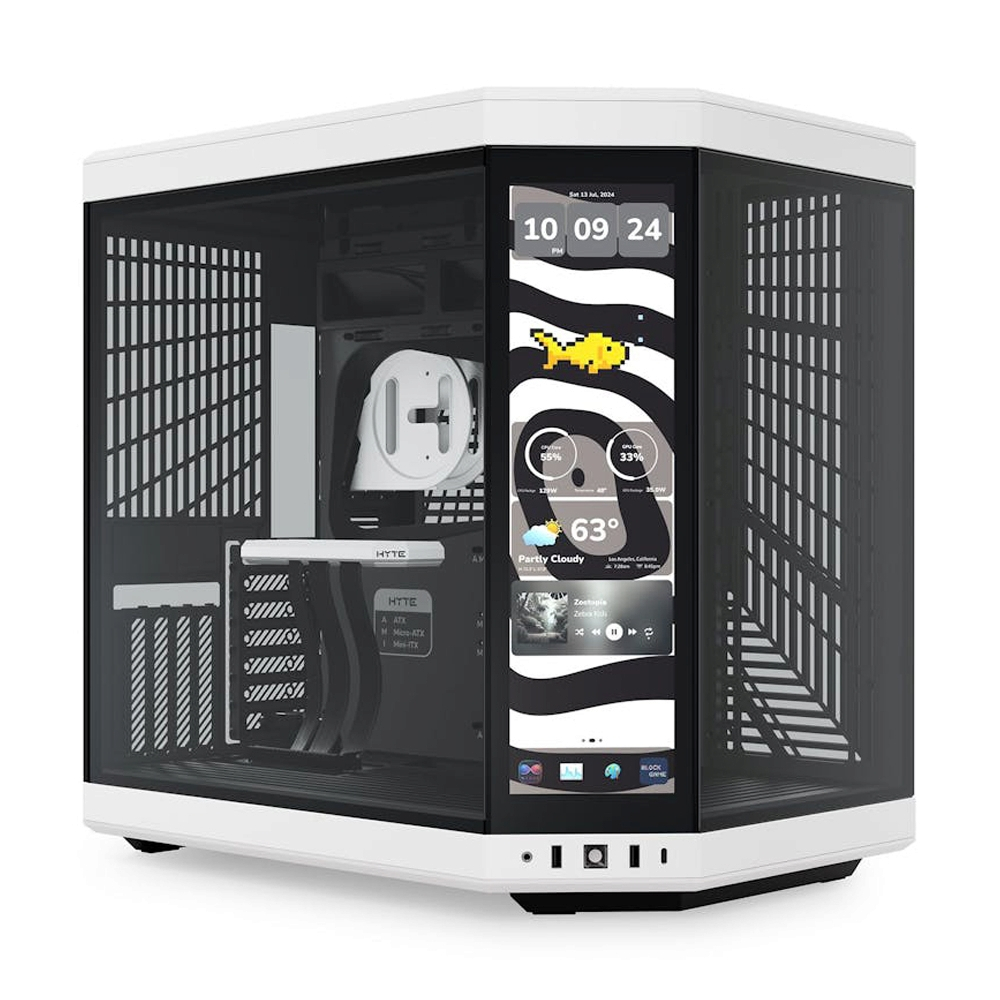 Case HYTE Y70 14.9 Touch Infinite White/Black PANDA